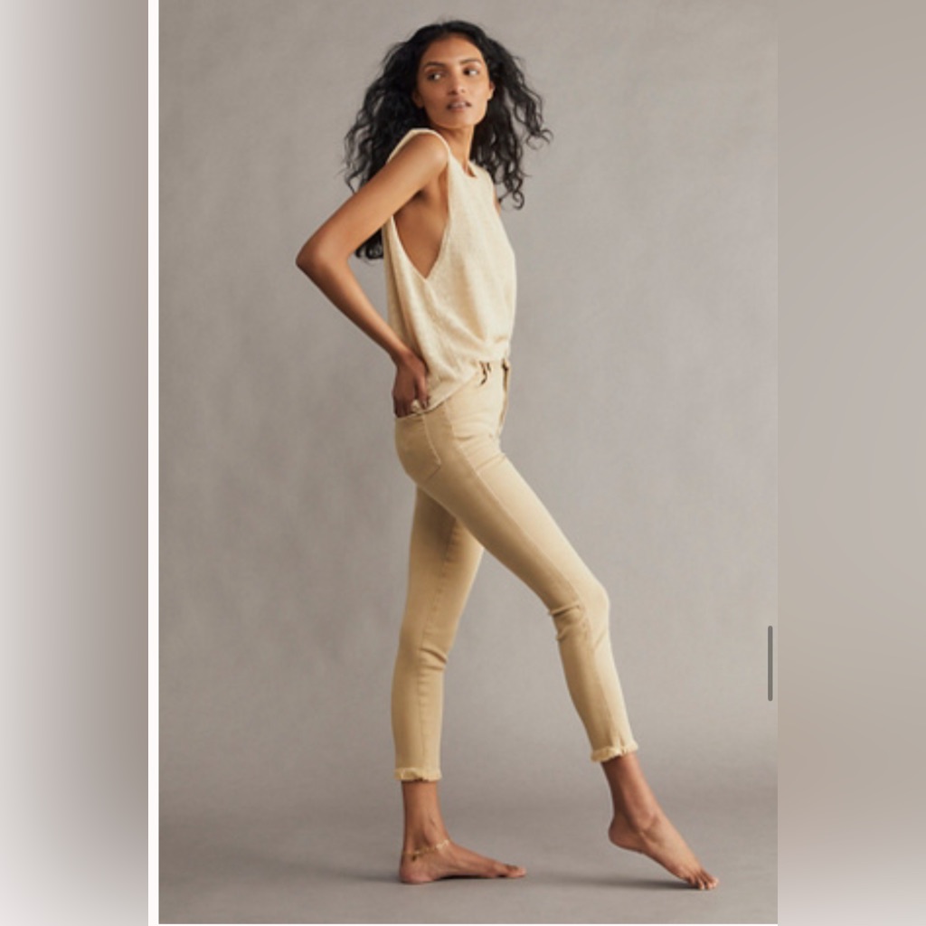 Free People Raw Hem High Raise Jegging Jeans